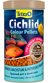 TETRA CICHLID COLOUR PELLETS корм шарики для цихлид, для усиления окраски (500 мл)