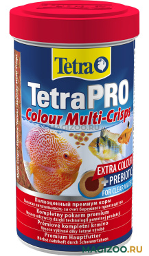 TETRA PRO COLOUR корм чипсы для всех видов рыб для усиления и поддержания окраски (500 мл)