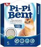 PI-PI BENT DELUXE CLASSIC наполнитель комкующийся для туалета кошек ДеЛюкс Классик (5 кг)