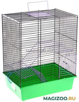 Клетка для грызунов Вака трехъярусная цвет в ассортименте 38,5 х 27,5 х 43,5 см (1 шт)
