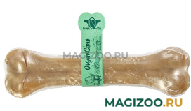 Лакомство Green Qzin Organic Chew ПлосКость для собак крупных пород косточка жевательная из сыромятной воловьей кожи 12 дюймов (320 гр)