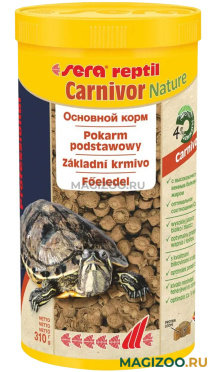 SERA REPTIL PROFESSIONAL CARNIVOR корм гранулы для рептилий (1 л) 