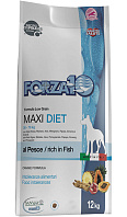 FORZA10 DOG MAXI DIET монобелковый для взрослых собак крупных пород при аллергии с рыбой (12 кг)