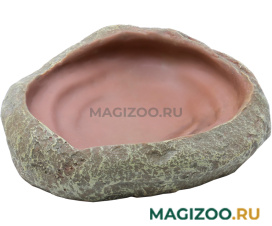 Кормушка для террариума Laguna Terra Камешек M 11,2 х 10,7 х 2,2 см (1 шт)