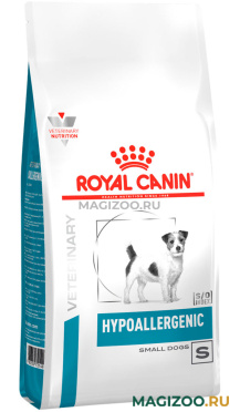 Сухой корм ROYAL CANIN HYPOALLERGENIC SMALL DOG S для взрослых собак маленьких пород при пищевой аллергии (1 кг)