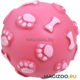 TRIOL игрушка для собак «Мяч с лапками и косточками», 8 см (1 шт)