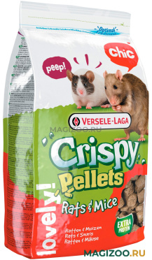 VERSELE-LAGA CRISPY PELLETS RATS & MICE корм для крыс и мышей гранулированный (1 кг)