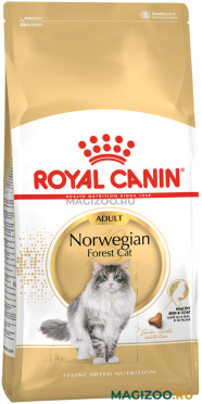 Сухой корм ROYAL CANIN NORWEGIAN FOREST CAT ADULT для взрослых норвежских лесных кошек (0,4 кг)