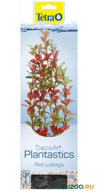 Растение для аквариума пластиковое Людвигия красная Tetra DecoArt Plant L Red Ludwigia 30 см (1 шт) 
