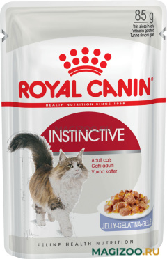 Влажный корм (консервы) ROYAL CANIN INSTINCTIVE для взрослых кошек в желе пауч (85 гр)