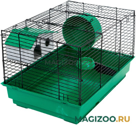 Клетка для мелких грызунов Eco Гоша-1 1 этаж изумрудная 42 х 30 х 28 см (1 шт)