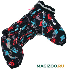 FOR MY DOGS комбинезон для собак Штрих темно-синий для мальчиков FW1041-2021 M (C3) 