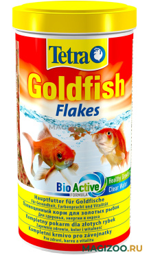 TETRA GOLDFISH FLAKES корм хлопья для золотых рыбок и других холодноводных рыб (1 л)