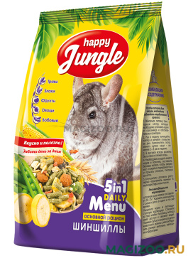 HAPPY JUNGLE для шиншилл (400 гр)