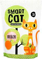 SMART CAT наполнитель силикагелевый для туалета кошек с ароматом апельсина (1,66 кг)