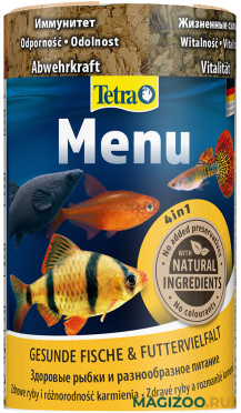TETRA MENU корм хлопья для рыб мелкие хлопья (100 мл)