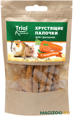 TRIOL STANDARD лакомство для грызунов палочки хрустящие с морковью 30 гр (1 шт)