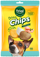 Лакомство TRIOL FUN FOOD для собак чипсы со вкусом курицы (100 гр)