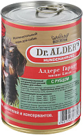 DR. ALDER'S GARANT для взрослых собак рубленое мясо с рубцом и сердцем  (400 гр)