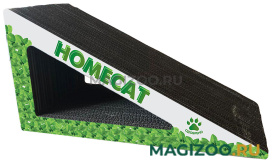 HOMECAT когтеточка картонная Треугольник с кошачьей мятой большой 53 х 24 х 24 см (1 шт)