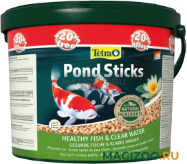 TETRA POND STICKS корм гранулы для прудовых рыб (10 + 2 л)