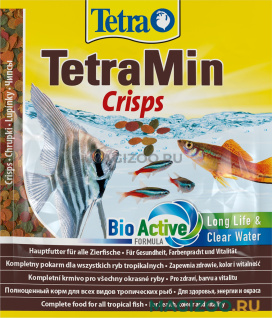 TETRAMIN CRISPS корм чипсы для всех видов рыб (12 гр)