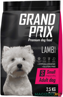Сухой корм GRAND PRIX SMALL ADULT для взрослых собак маленьких пород с ягненком (2,5 кг)