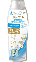 Шампунь для короткошерстных собак укрепляющий Animal Play с аллантоином и витаминами 250 мл (1 шт)