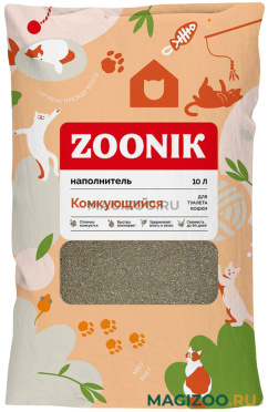 ZOONIK КОМКУЮЩИЙСЯ - наполнитель комкующийся для туалета кошек (10 л)