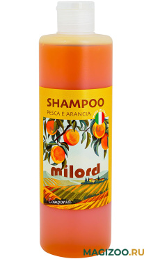 Шампунь для собак и кошек Milord Shampoo Texture Pesca E Aranica текстурирующий с ароматом персика и апельсина 300 мл (1 шт)