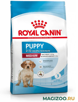 Сухой корм ROYAL CANIN MEDIUM PUPPY для щенков средних пород (14 кг)