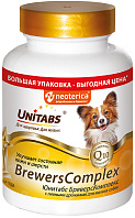 UNITABS BREWERSCOMPLEX витаминно-минеральный комплекс для собак мелких пород с Q10 и пивными дрожжами уп. 200 таблеток (1 шт)