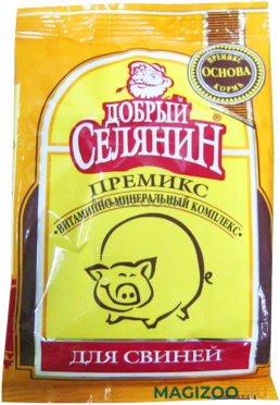 Премикс витаминно-минеральный Добрый Селянин для свиней на откорме 300 гр (1 шт)