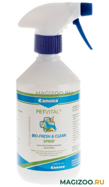 Canina Petvital Bio Fresh Clean Spray нейтрализатор неприятных запахов 500 мл (1 шт)