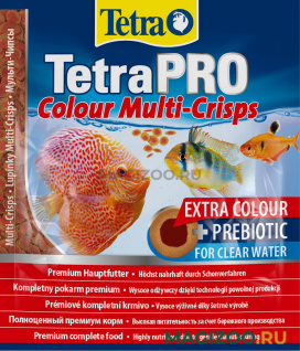 TETRA PRO COLOUR корм чипсы для всех видов рыб для усиления и поддержания окраски (12 гр)