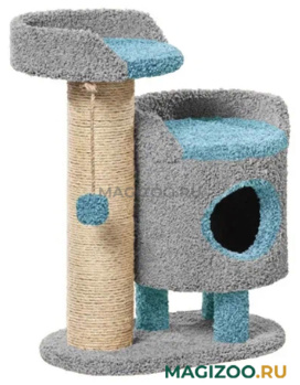 Комплекс Зё Пушок ковролин серый с лазурным (1 шт) 