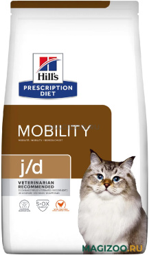 Сухой корм HILL'S PRESCRIPTION DIET J/D для взрослых кошек при заболеваниях суставов (1,5 кг)