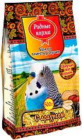 РОДНЫЕ КОРМА корм для волнистых попугаев с арахисом (500 гр)