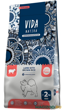 Сухой корм VIDA NATIVA HIGHLANDS PUPPY MEDIUM & LARGE BREED LAMB & BROWN RICE для щенков средних и крупных пород с ягненком и бурым рисом (2 кг)