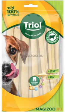Лакомство TRIOL для собак палочки белые 15 см 8 шт (1 шт)