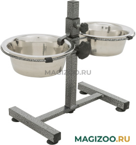 Стойка с мисками для собак Trixie 2 х 0,75 л (1 шт) 