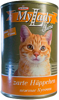 DR. ALDER'S MY LADY CLASSIC для взрослых кошек с птицей и уткой в соусе  (415 гр)