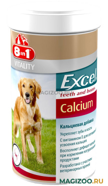 8 IN 1 EXCEL CALCIUM – 8 в 1  Эксель витамины для собак Кальций, фосфор и витамин D (880 т)