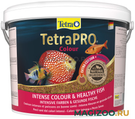 TETRA PRO COLOUR корм чипсы для всех видов рыб для усиления и поддержания окраски (10 л)