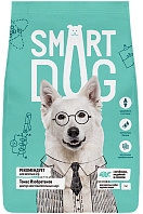 SMART DOG для взрослых собак крупных пород с ягнёнком, лососем и индейкой (3 кг)