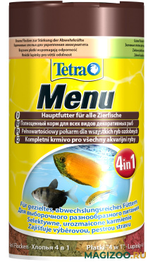 TETRA MENU корм хлопья для рыб мелкие хлопья (100 мл)