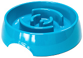 Миска для медленного поедания корма Superdesign меламиновая синяя 0,9 л (1 шт) 