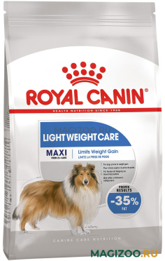 Сухой корм ROYAL CANIN MAXI LIGHT WEIGHT CARE диетический для взрослых собак крупных пород (10 кг)
