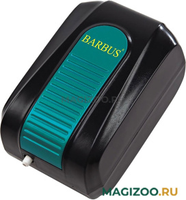 Компрессор BARBUS AIR 014 одноканальный с низким уровнем звука для аквариума до 100 л, 4 л/мин, 3,5 Вт (1 шт)