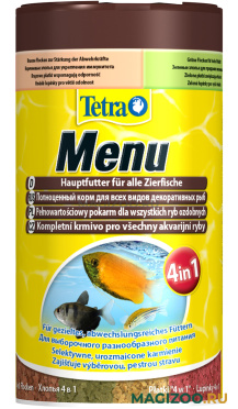 TETRA MENU корм хлопья для рыб мелкие хлопья (250 мл)